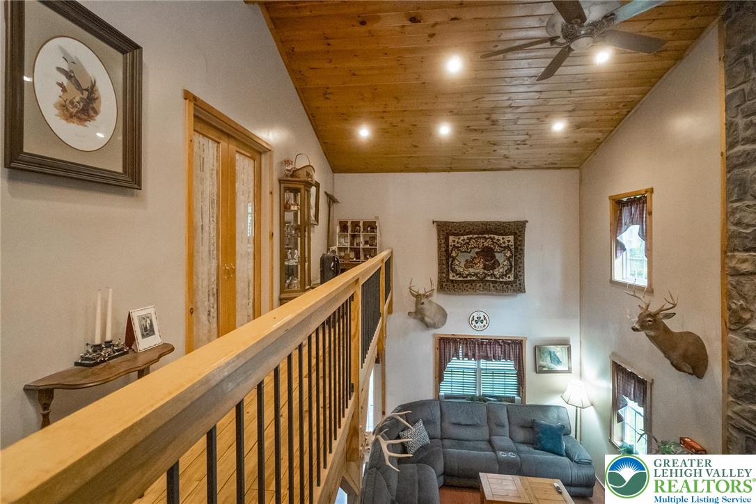 9223 North Loop Road Slatington, PA 18080 - Photo 23 of 60 a view of a hallway with workspace
