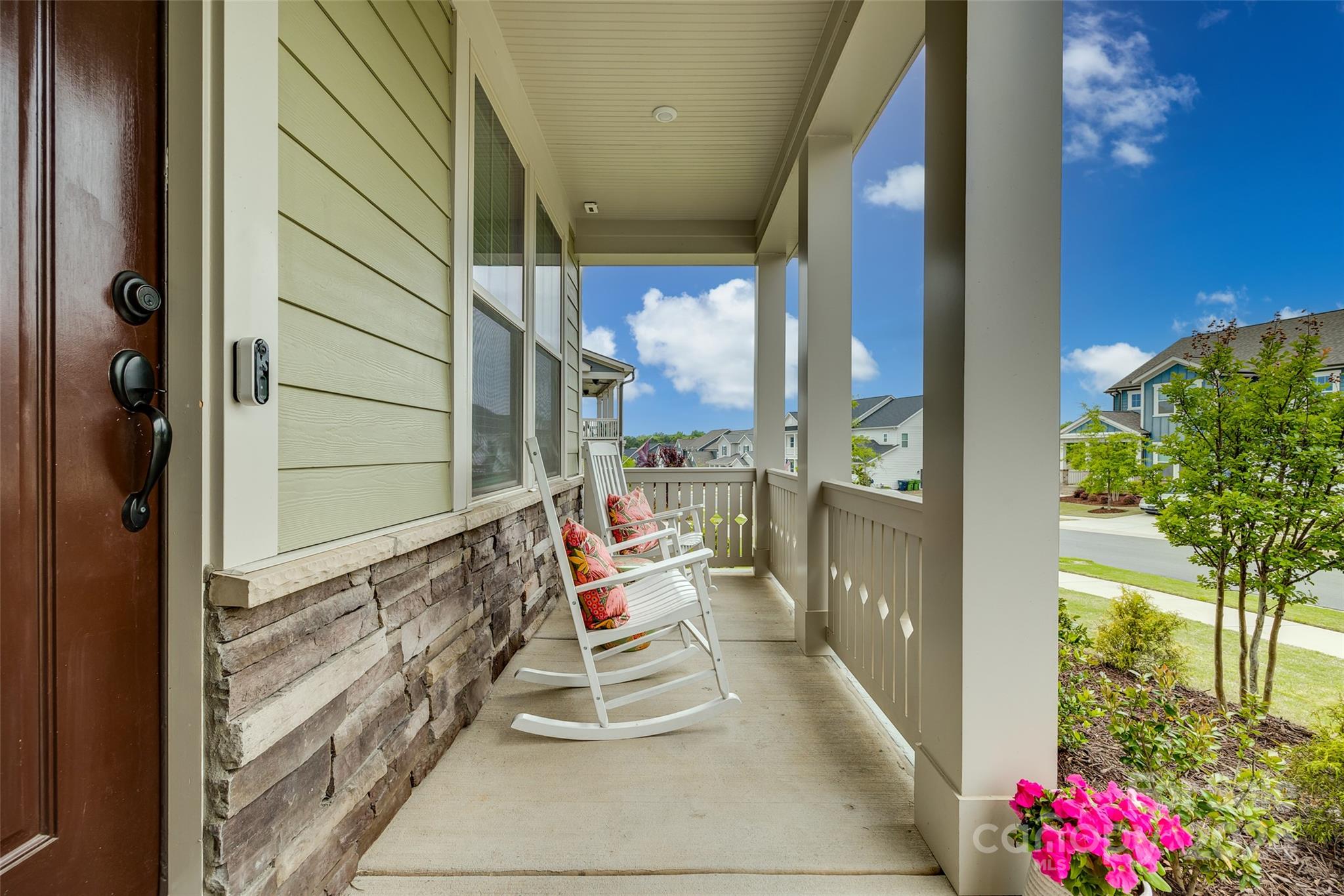 1174 Therns Ferry Drive Fort Mill, SC 29708 - Photo 8 of 48 a balcony view with a potted plant