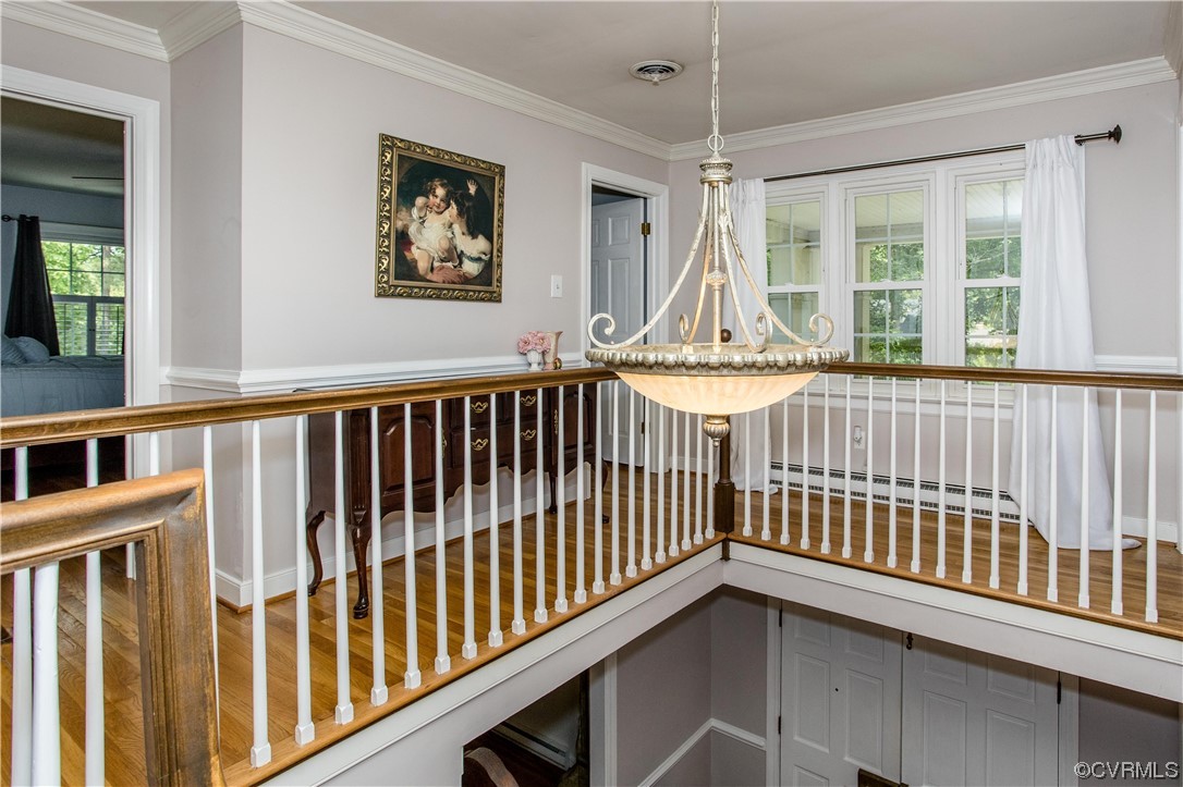 3911 Cresthill Road Chester, VA 23831 - Photo 28 of 50 a view of a porch with wooden floor and windows