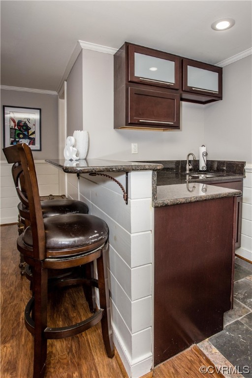 3911 Cresthill Road Chester, VA 23831 - Photo 49 of 50 a kitchen with a sink a stove and a microwave