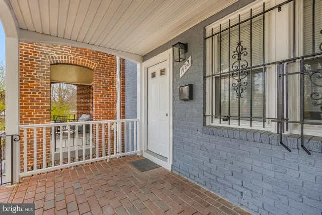 a view of front door