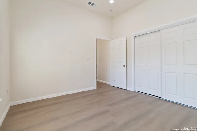 a view of an empty room