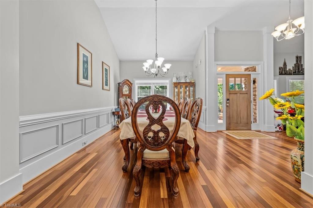 2207 Sierra Trace Road Denton, NC 27239 - Photo 13 of 49 Elegant formal dining room with detailed trim work and abundant natural light