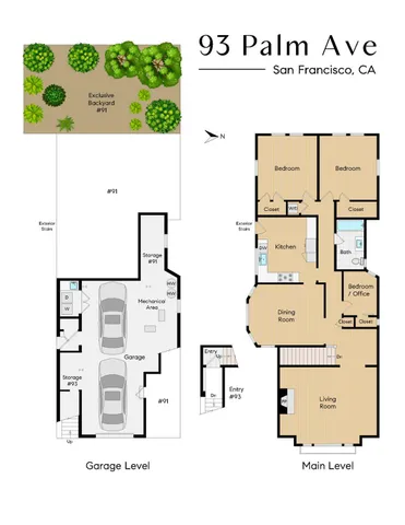 $1,495,000 | 93 Palm Avenue, San Francisco, CA 94118