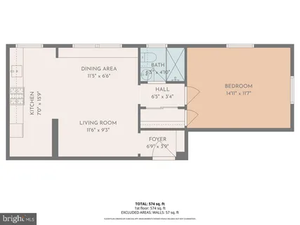 $1,825 | 1301 Longfellow Street Northwest, Unit 207, Washington, DC 20011