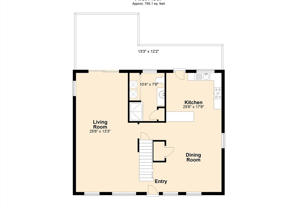 63 Wareham Street Middleboro, MA 02346 - Photo 21 of 23 a picture of a bench in front of door