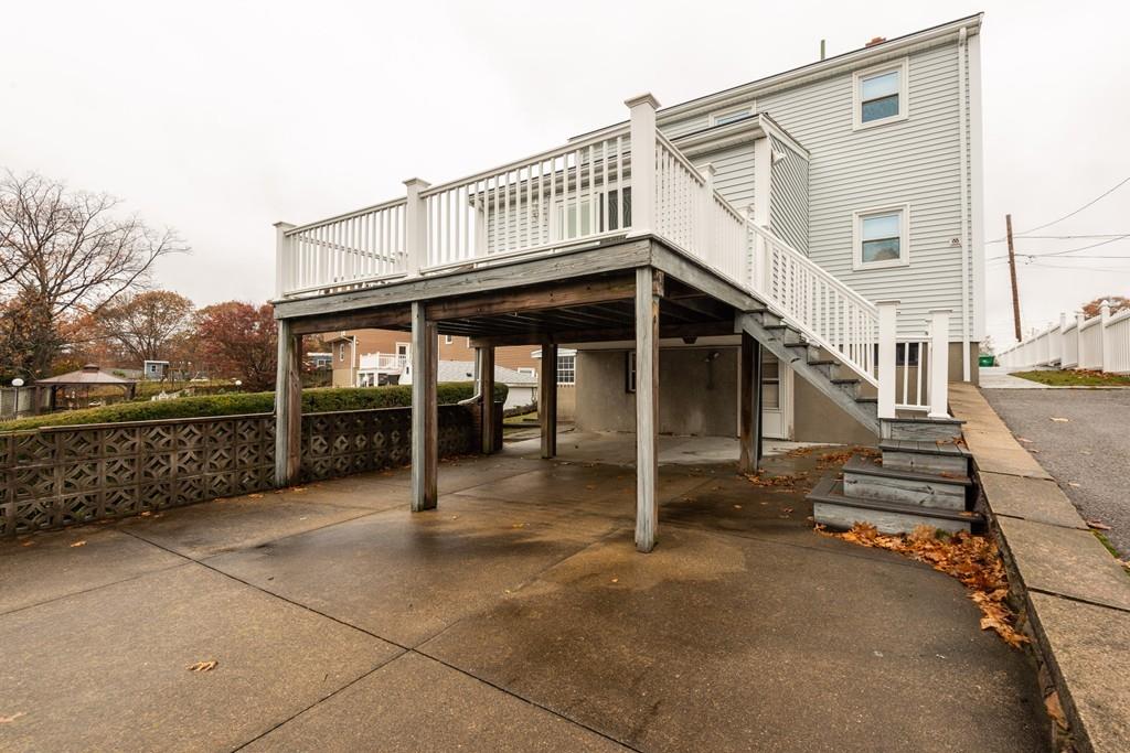 26 Doane Road Medford, MA 02155 - Photo 5 of 24 a view of a house with a stairs