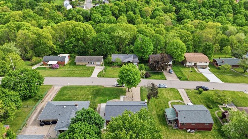 6 Greenview Drive McKees Rocks, PA 15136 - Photo 42 of 44 an aerial view of a house with garden space and street view