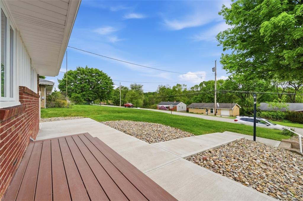 6 Greenview Drive McKees Rocks, PA 15136 - Photo 7 of 44 a view of a backyard with wooden floor