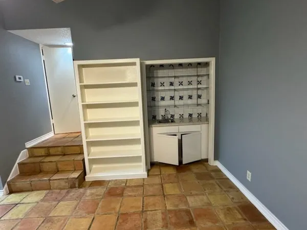 a view of storage and utility room