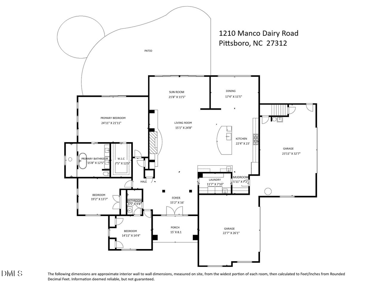 1210 Manco Dairy Road Pittsboro, NC 27312 - Photo 98 of 99 a picture of a room with a white wall and white walls