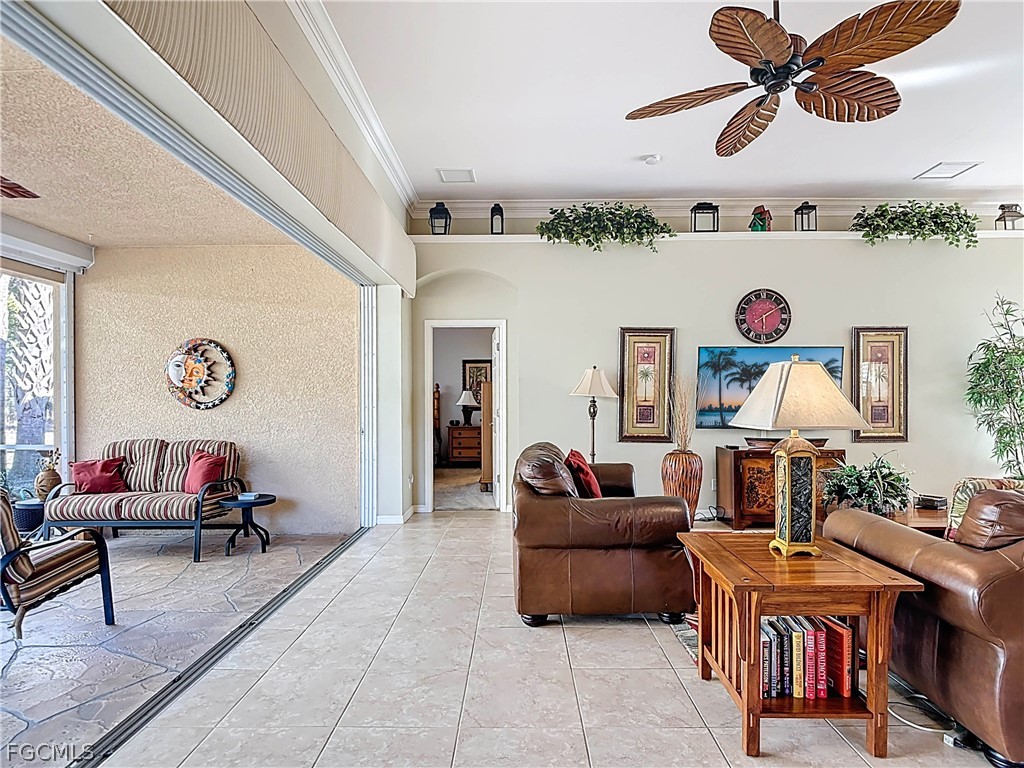 20763 Athenian Lane North Fort Myers, FL 33917 - Photo 20 of 49 a living room with furniture and a window