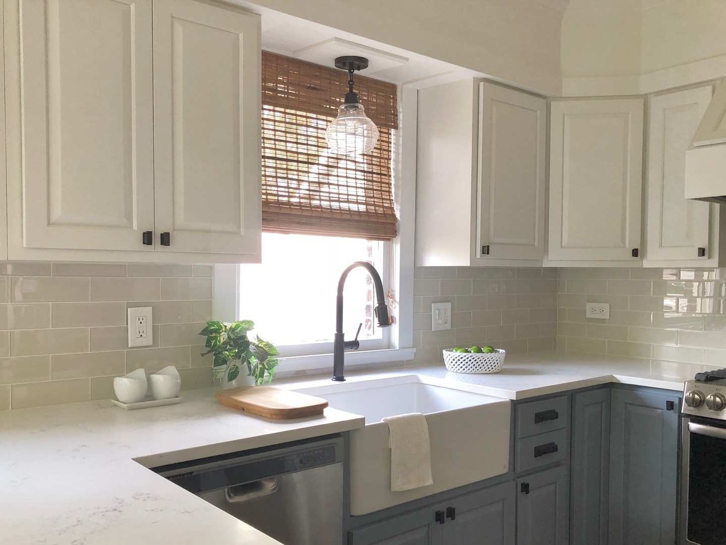 96 North Delaplaine Road Riverside, IL 60546 - Photo 11 of 25 a kitchen with stainless steel appliances granite countertop white cabinets a sink and dishwasher