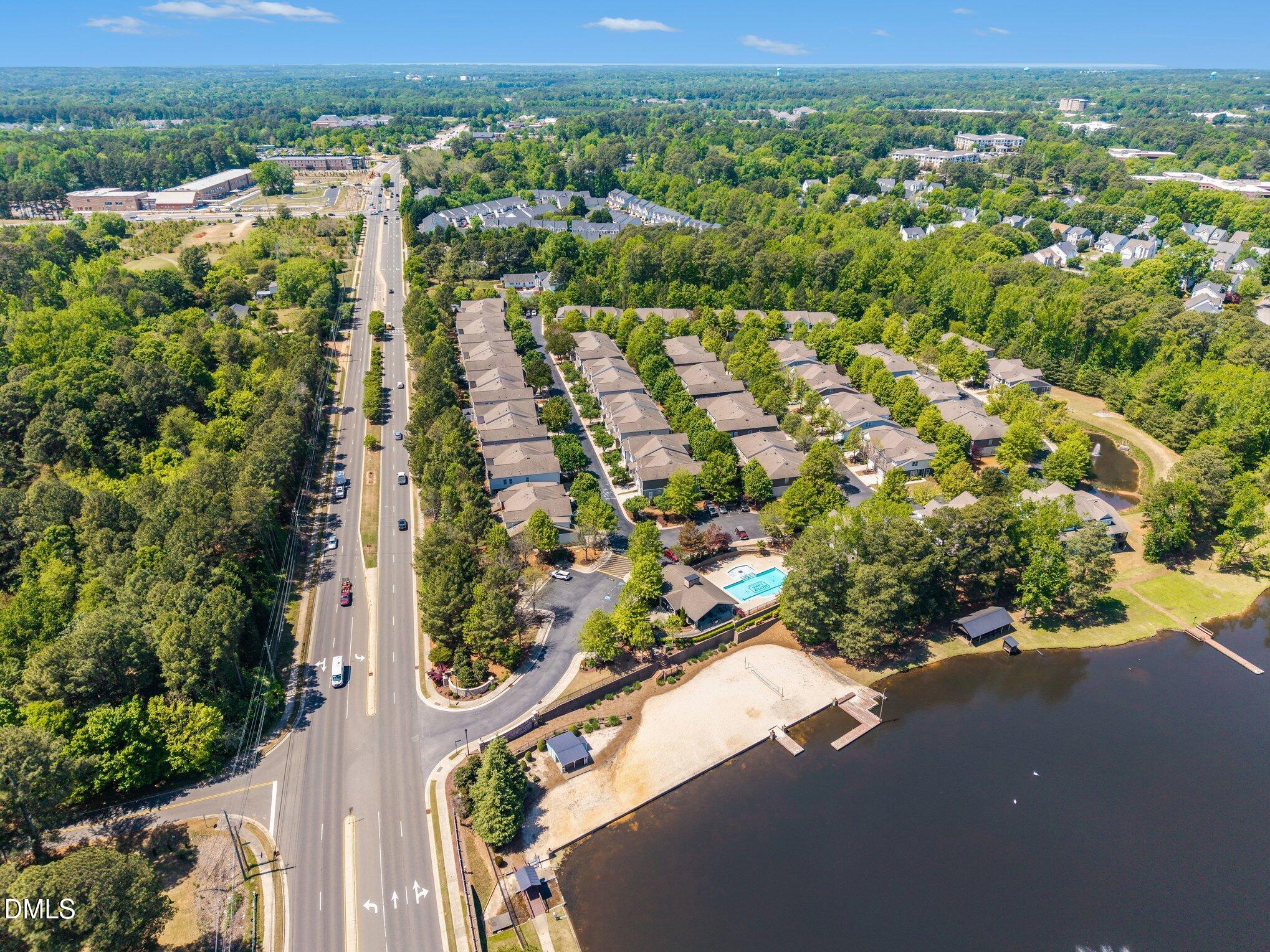 2409 Memory Ridge Drive Raleigh, NC 27606 - Photo 35 of 36 Aerial View