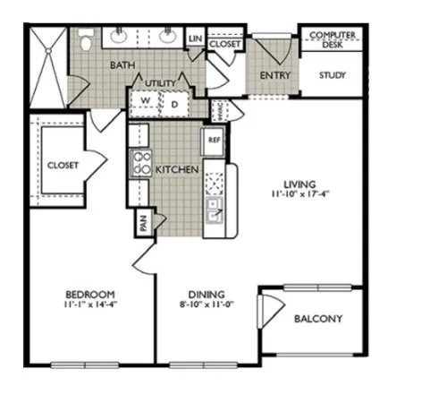 $1,395 | 2222 Smith Street, Unit 235, Houston, TX 77002
