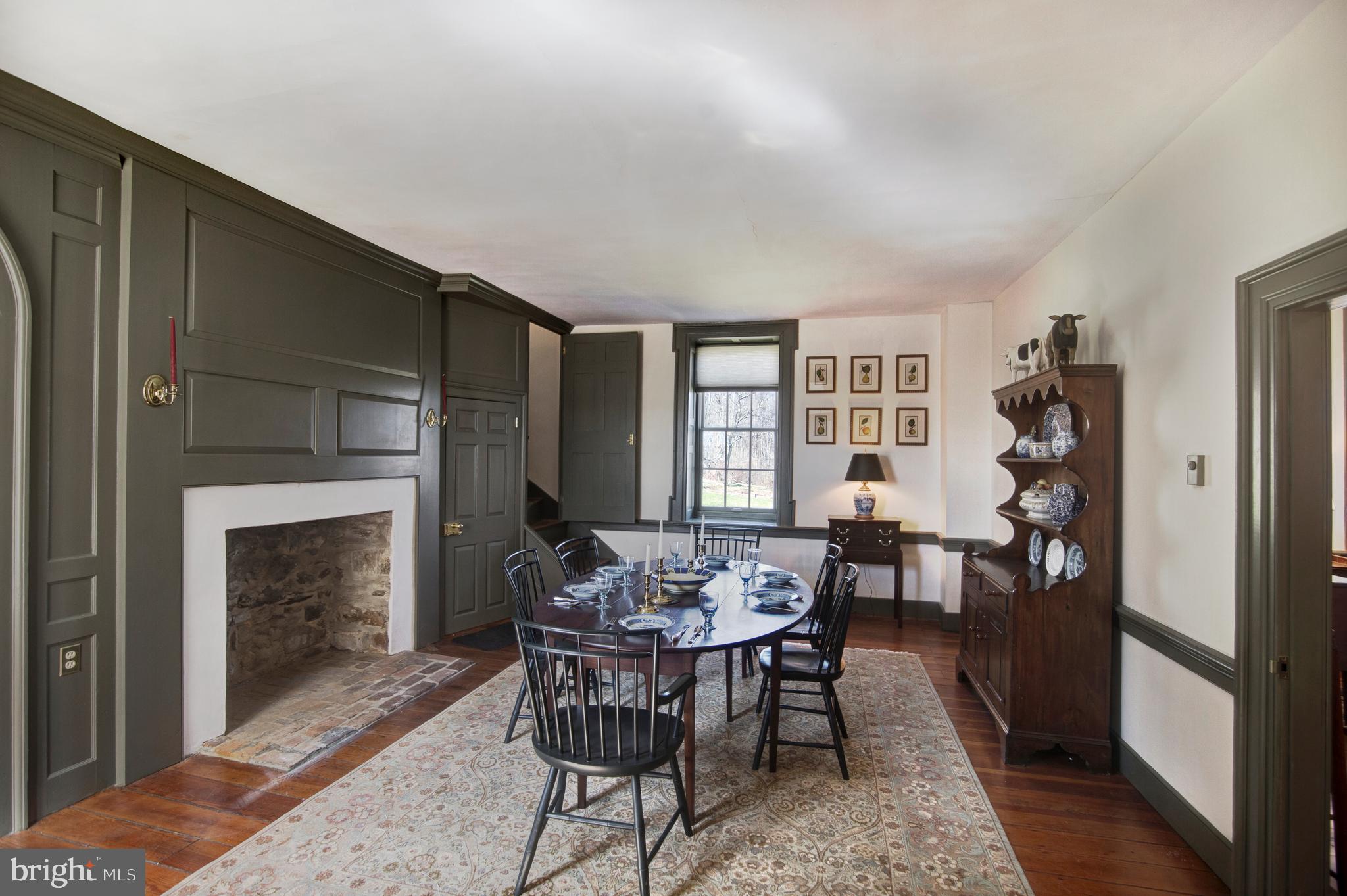 13025 Glissans Mill Road Mount Airy, MD 21771 - Photo 14 of 78 DINING ROOM WITH PANELED WALL, BUILT-INS AND FP