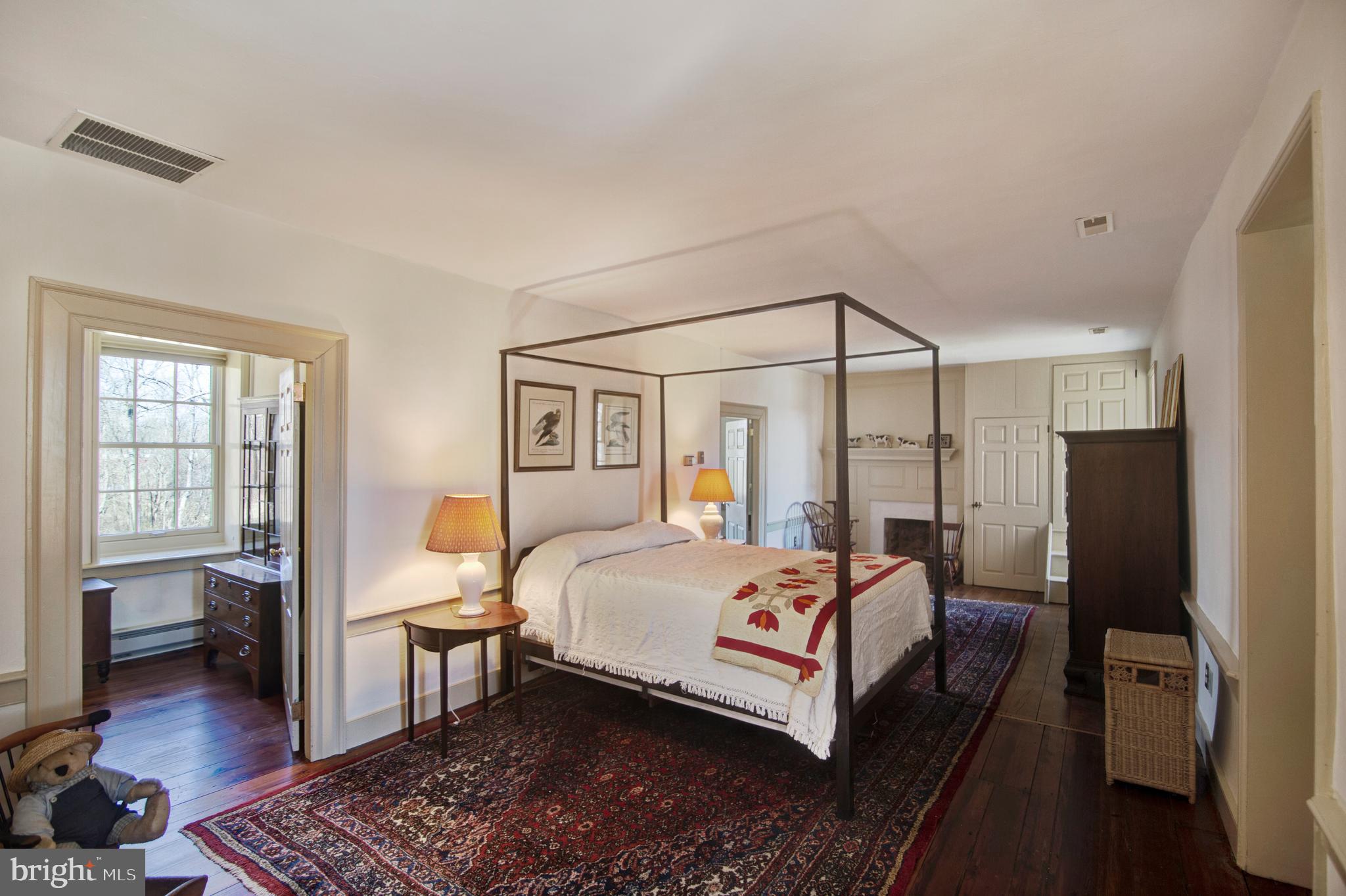 13025 Glissans Mill Road Mount Airy, MD 21771 - Photo 36 of 78 FRONT HALL BEDROOM WITH FP