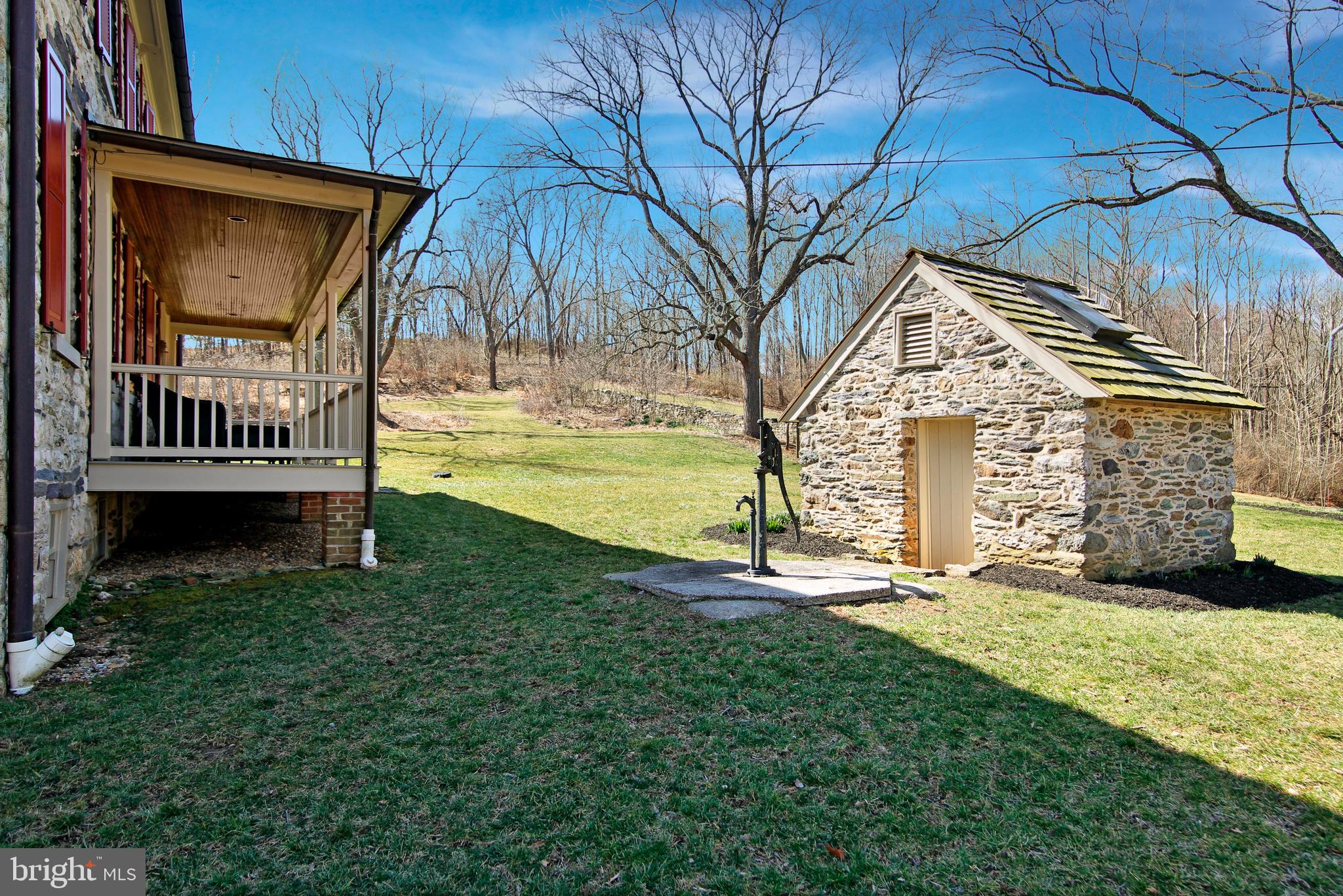 13025 Glissans Mill Road Mount Airy, MD 21771 - Photo 51 of 78 FRONT PROCH TO RESTORED SPRINGHOUSE