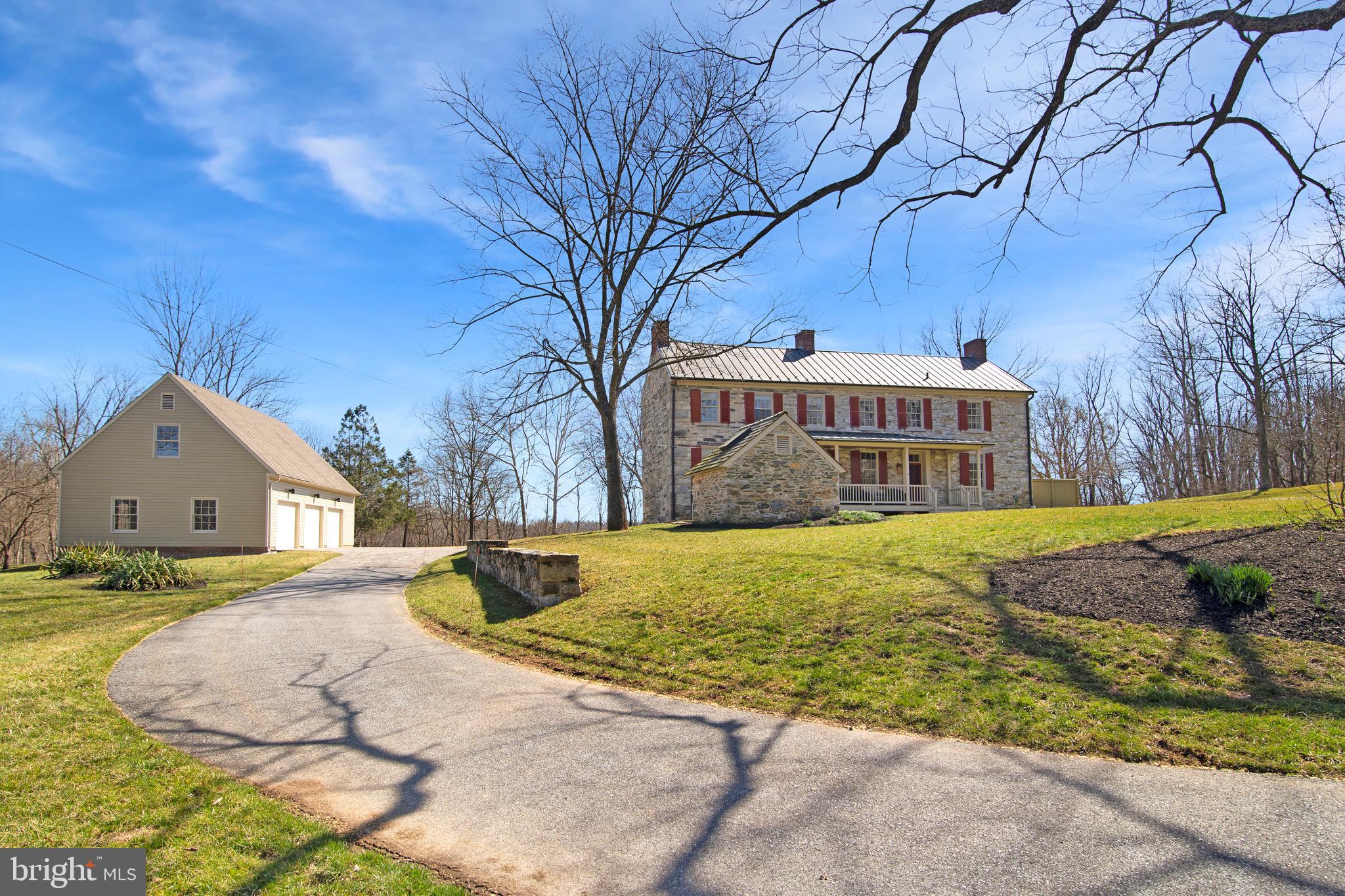 13025 Glissans Mill Road Mount Airy, MD 21771 - Photo 58 of 78 APPROACH TO HOUSE AND GARAGE
