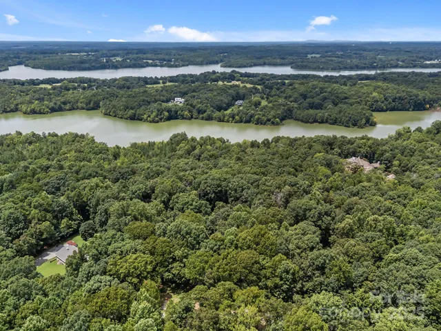 a view of a city with an outdoor space