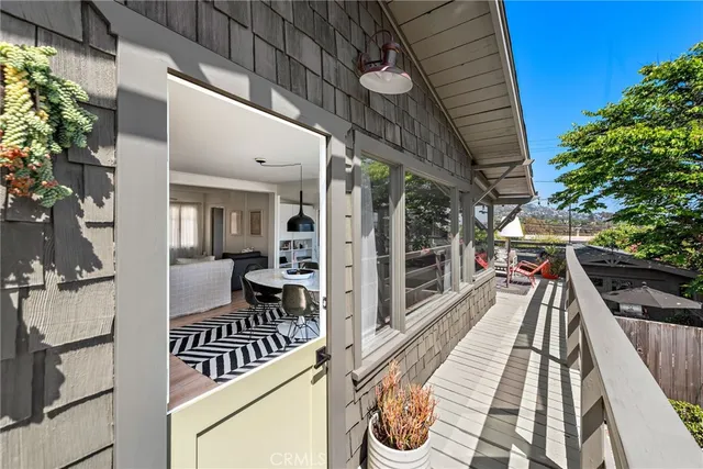 a view of outdoor seating