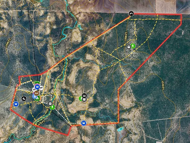 a view of a lake with a city