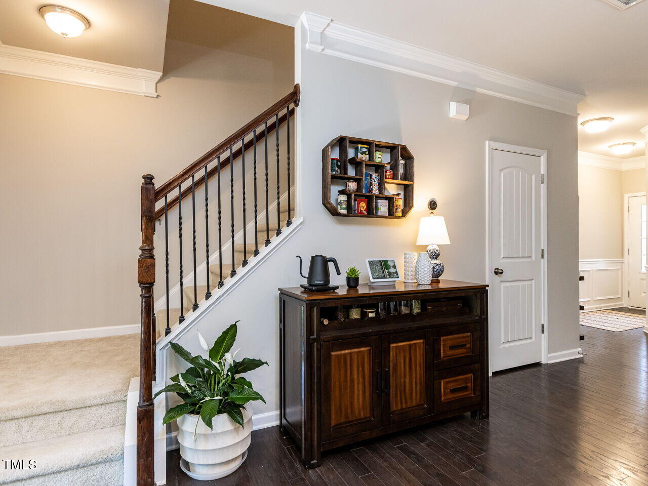 6341 Grace Lily Drive Raleigh, NC 27607 - Photo 14 of 29 a living room with furniture and wooden floor