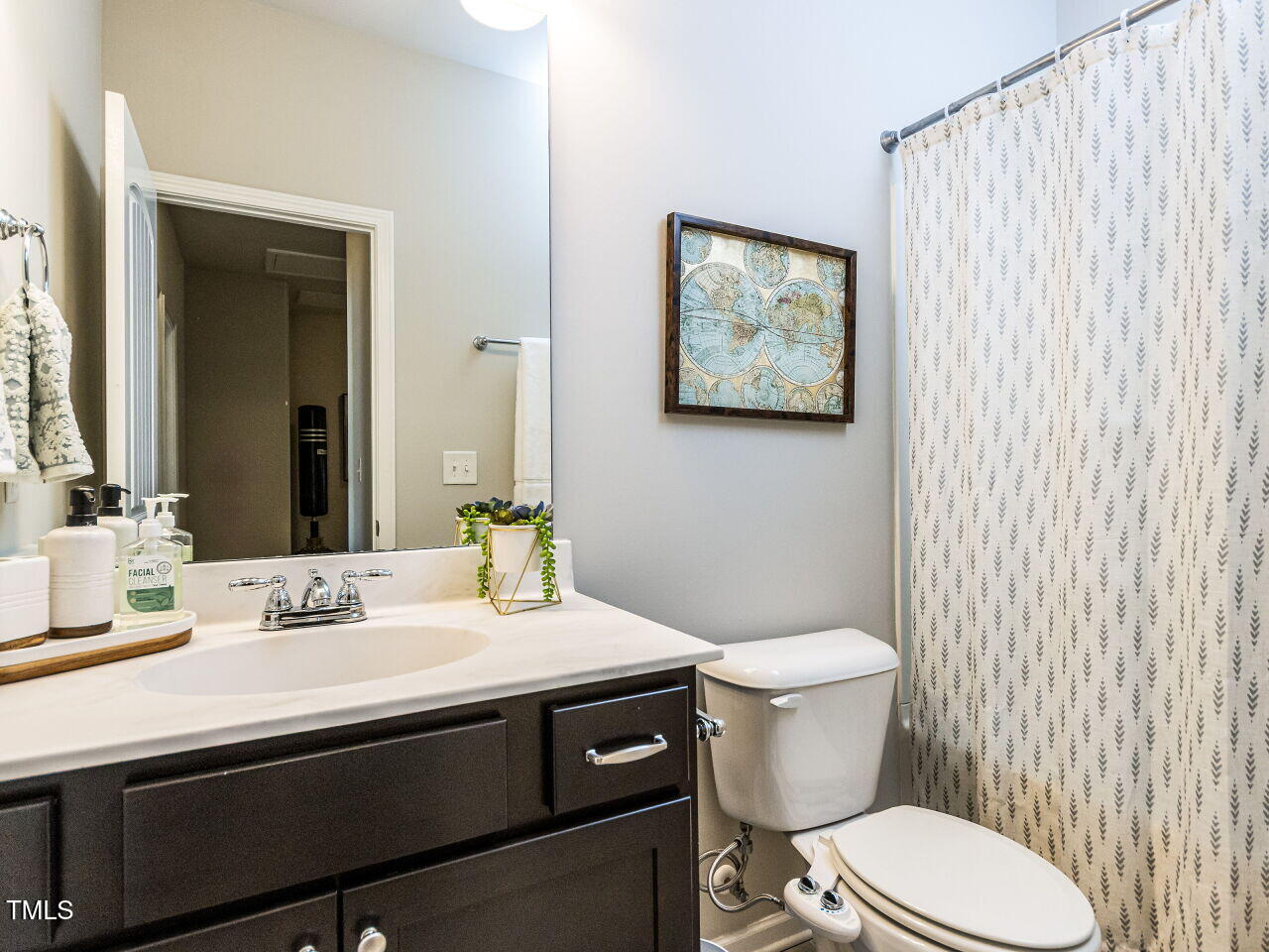 6341 Grace Lily Drive Raleigh, NC 27607 - Photo 21 of 29 a bathroom with a sink and a toilet