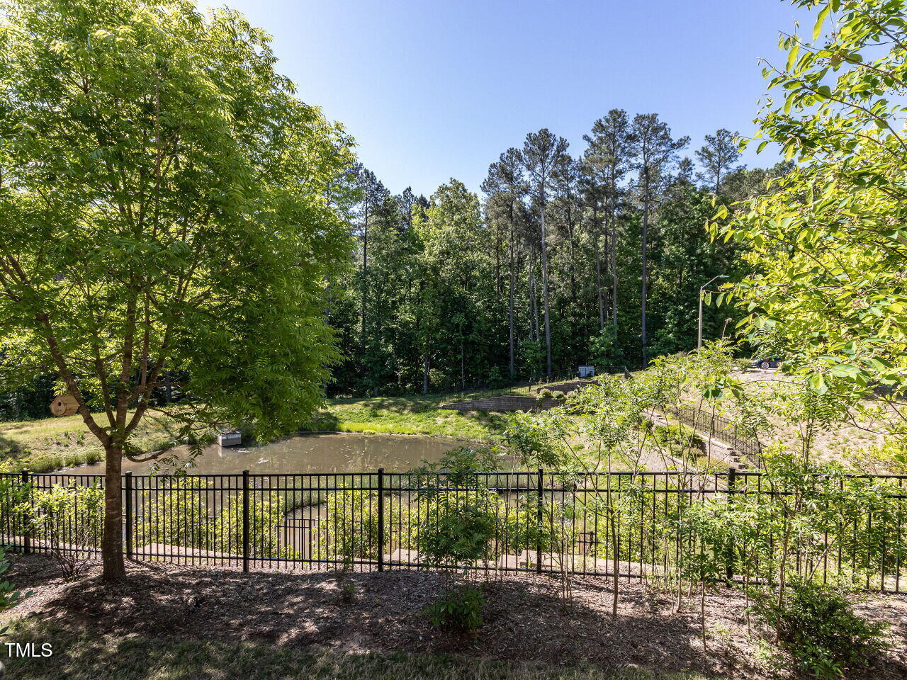6341 Grace Lily Drive Raleigh, NC 27607 - Photo 28 of 29 a view of a yard with plants and trees