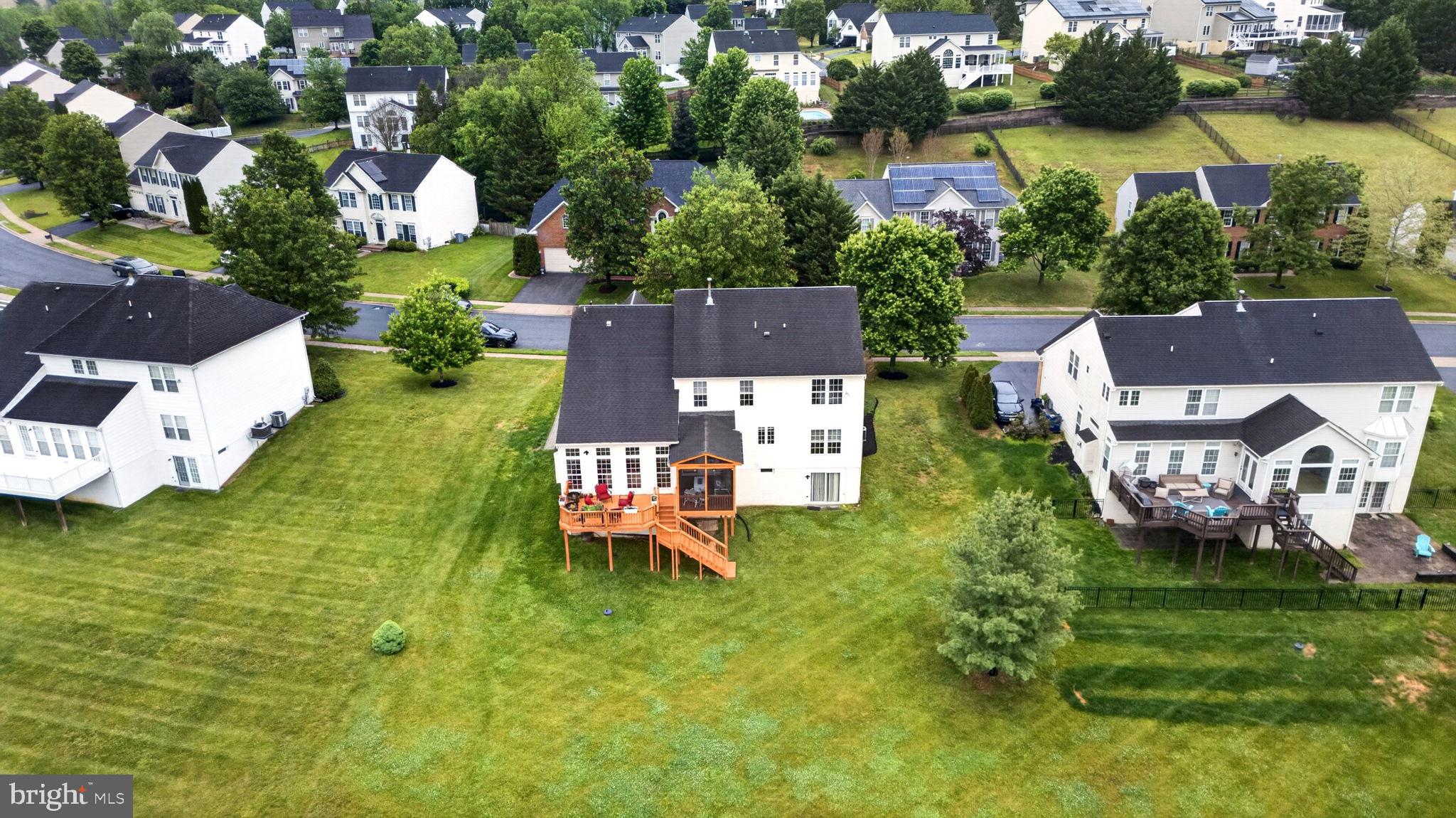 8 North Pointe Terrace Middletown, MD 21769 - Photo 63 of 74 an aerial view of residential house with outdoor space and swimming pool