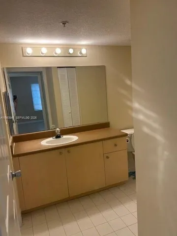 a room with mirror