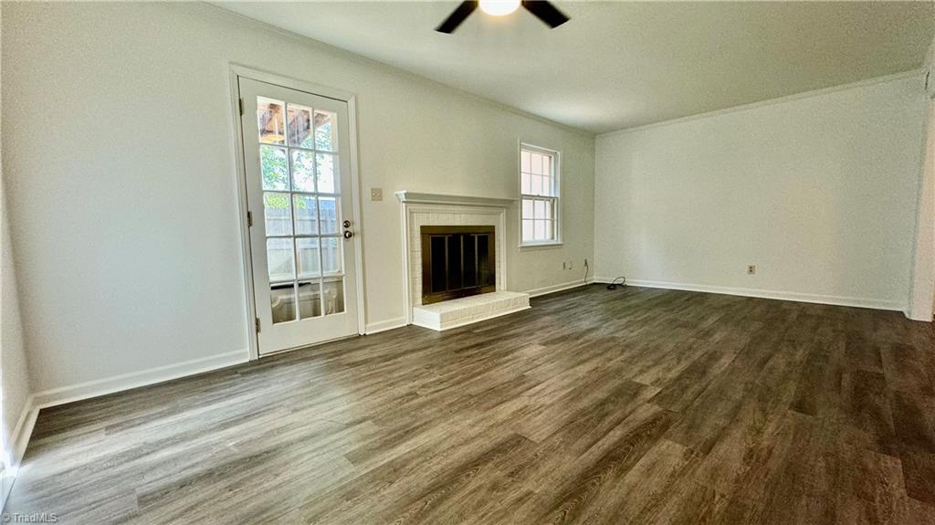 4817 Tower Road, Unit D Greensboro, NC 27410 - Photo 4 of 13 Fireplace in living room