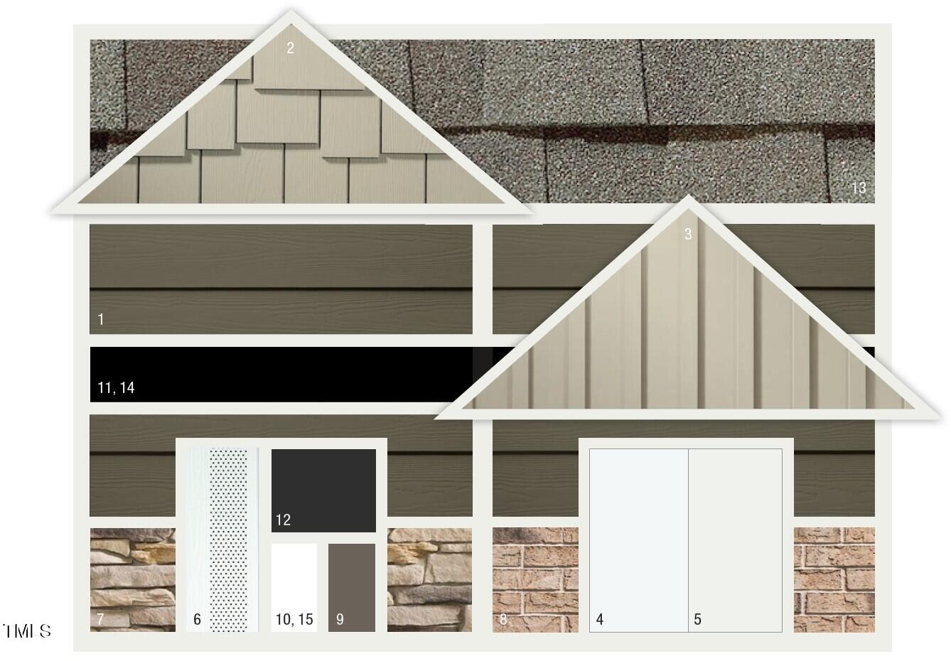 776 Old Station Pointe Angier, NC 27501 - Photo 5 of 35 SP 154 Exterior Color Scheme