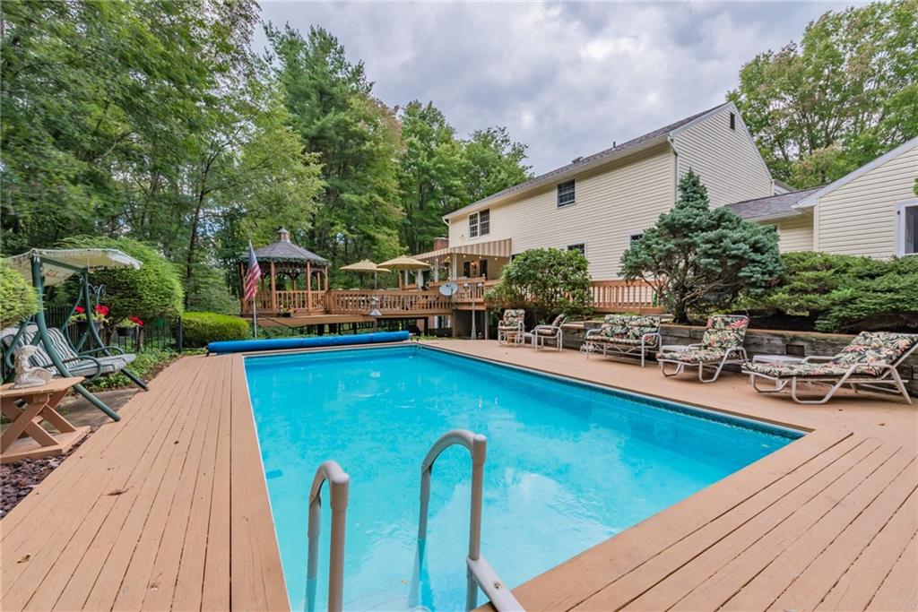 790 Zubal Road Apollo, PA 15613 - Photo 22 of 25 Enjoy the outdoors and view of the heated pool from the covered porch, decks and gazebo.