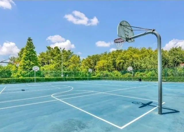 a view of a tennis court