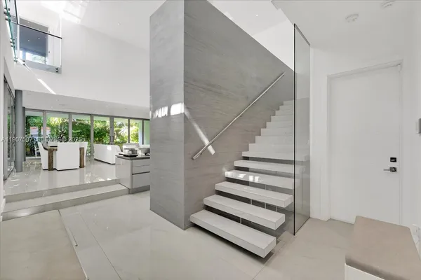 a view of entryway and hall