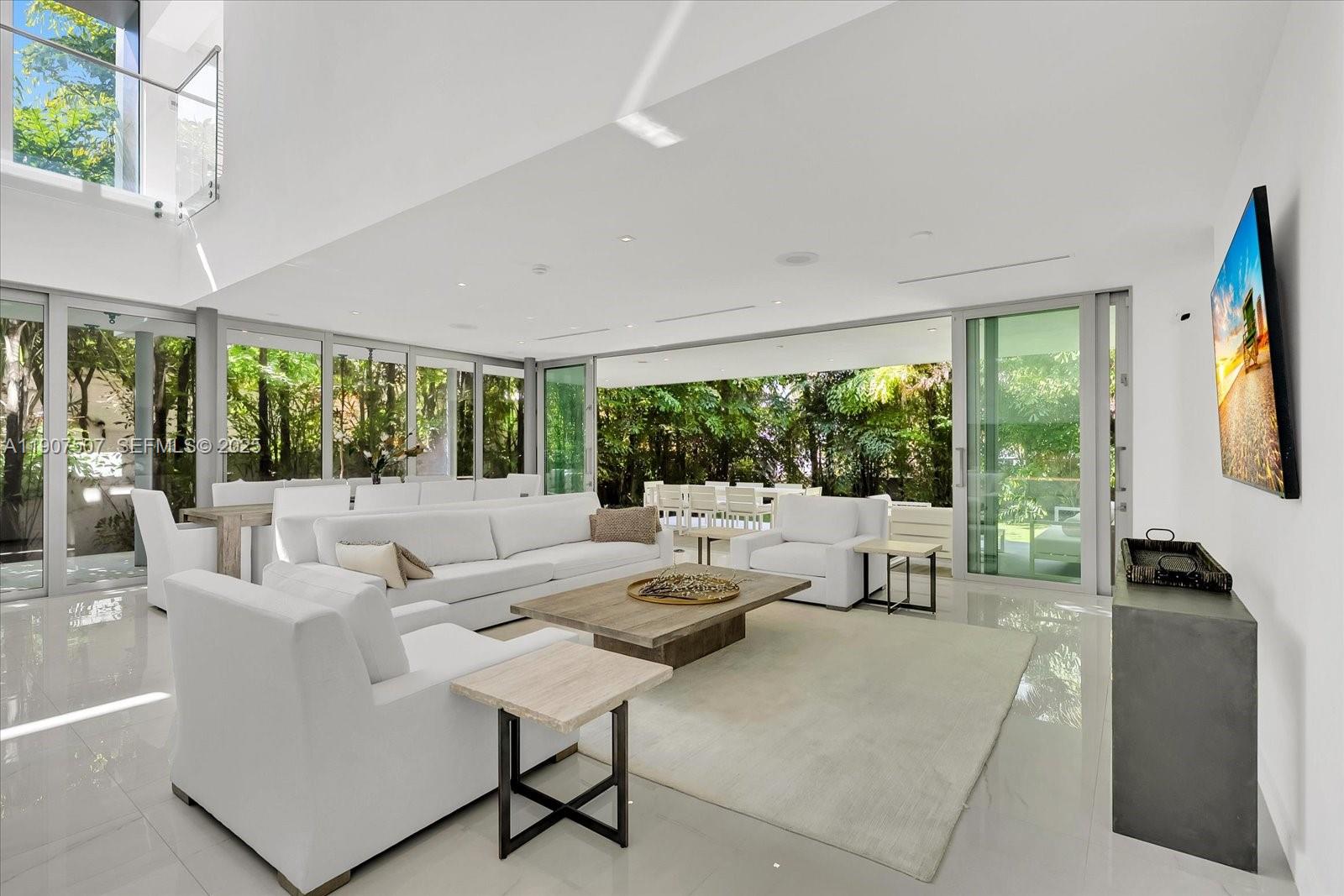 7830 Atlantic Way Miami Beach, FL 33141 - Photo 8 of 34 a living room with furniture and a large window
