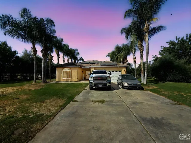 a view of a house with a patio