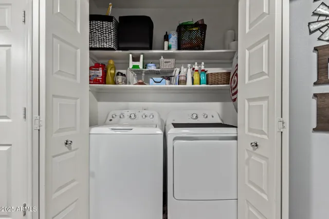 a view of washer and dryer