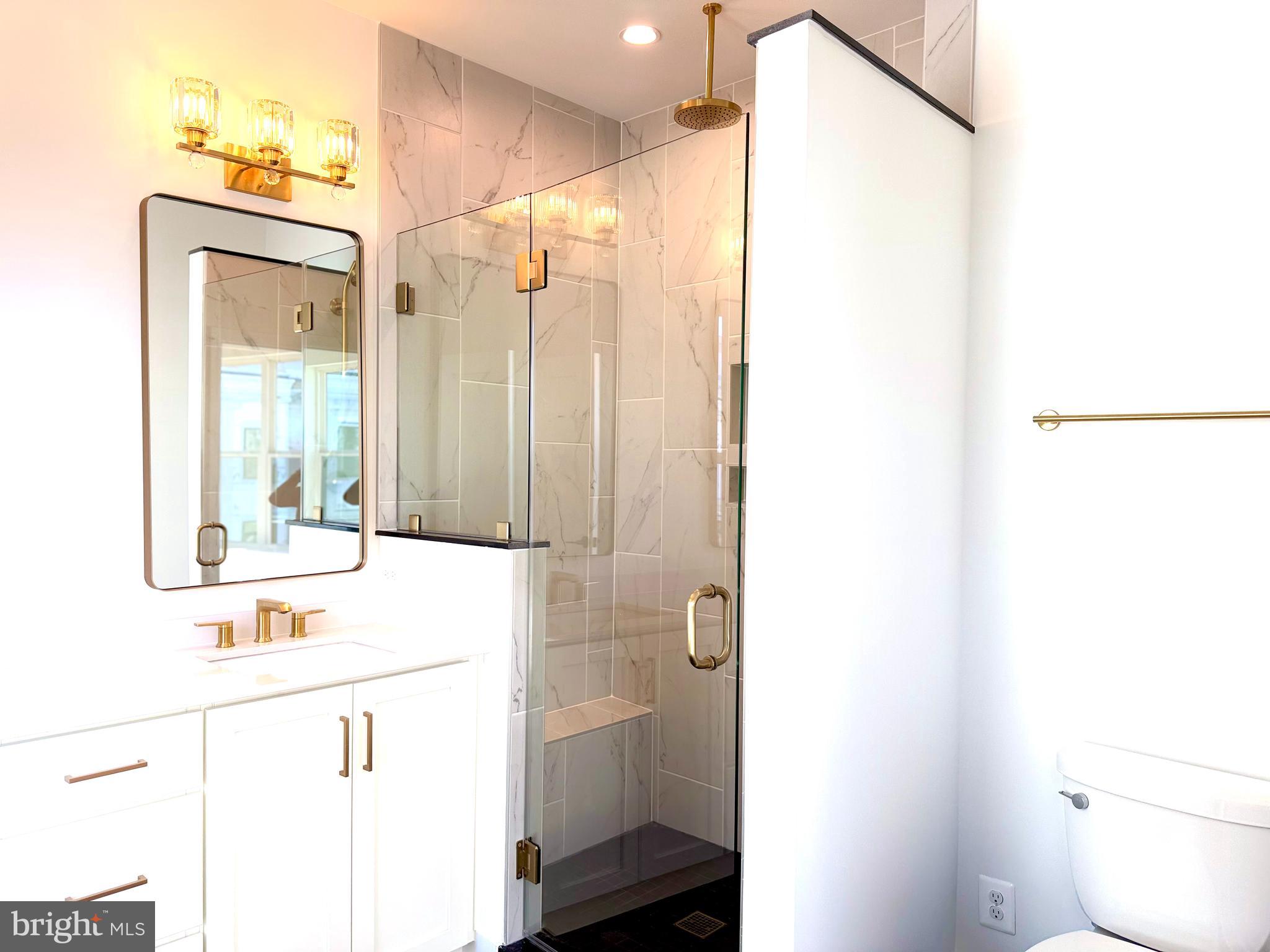 2106 Tysons Ridgeline Road Falls Church, VA 22043 - Photo 21 of 47 a bathroom with a sink and a mirror