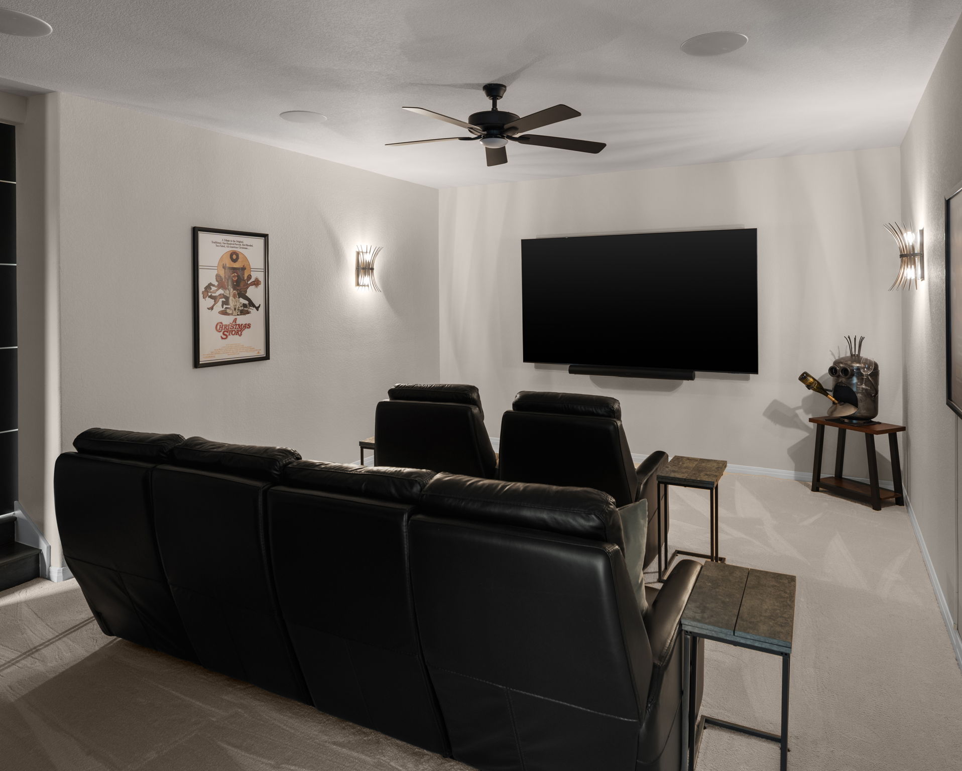 546 Bridge Water Loop Dripping Springs, TX 78620 - Photo 26 of 40 a living room with furniture and a flat screen tv