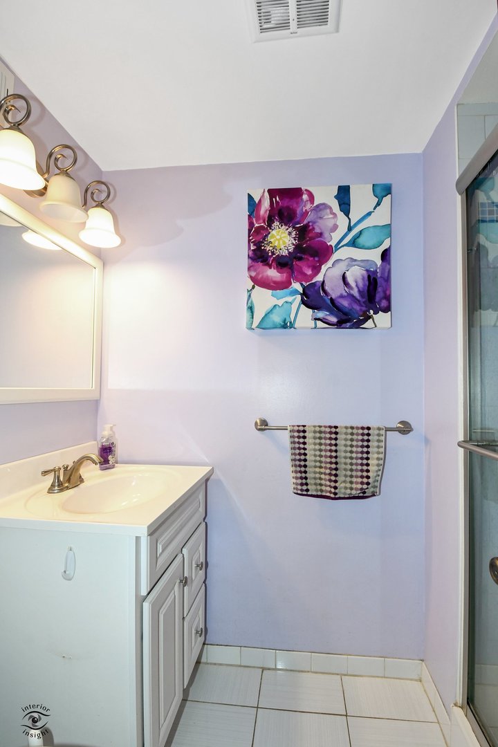 802 Timber Lane Darien, IL 60561 - Photo 19 of 23 a bathroom with a sink and a mirror