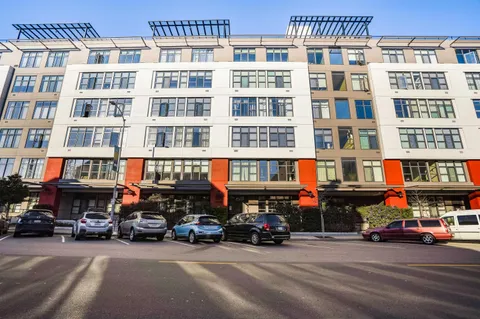 a view of a city with tall buildings