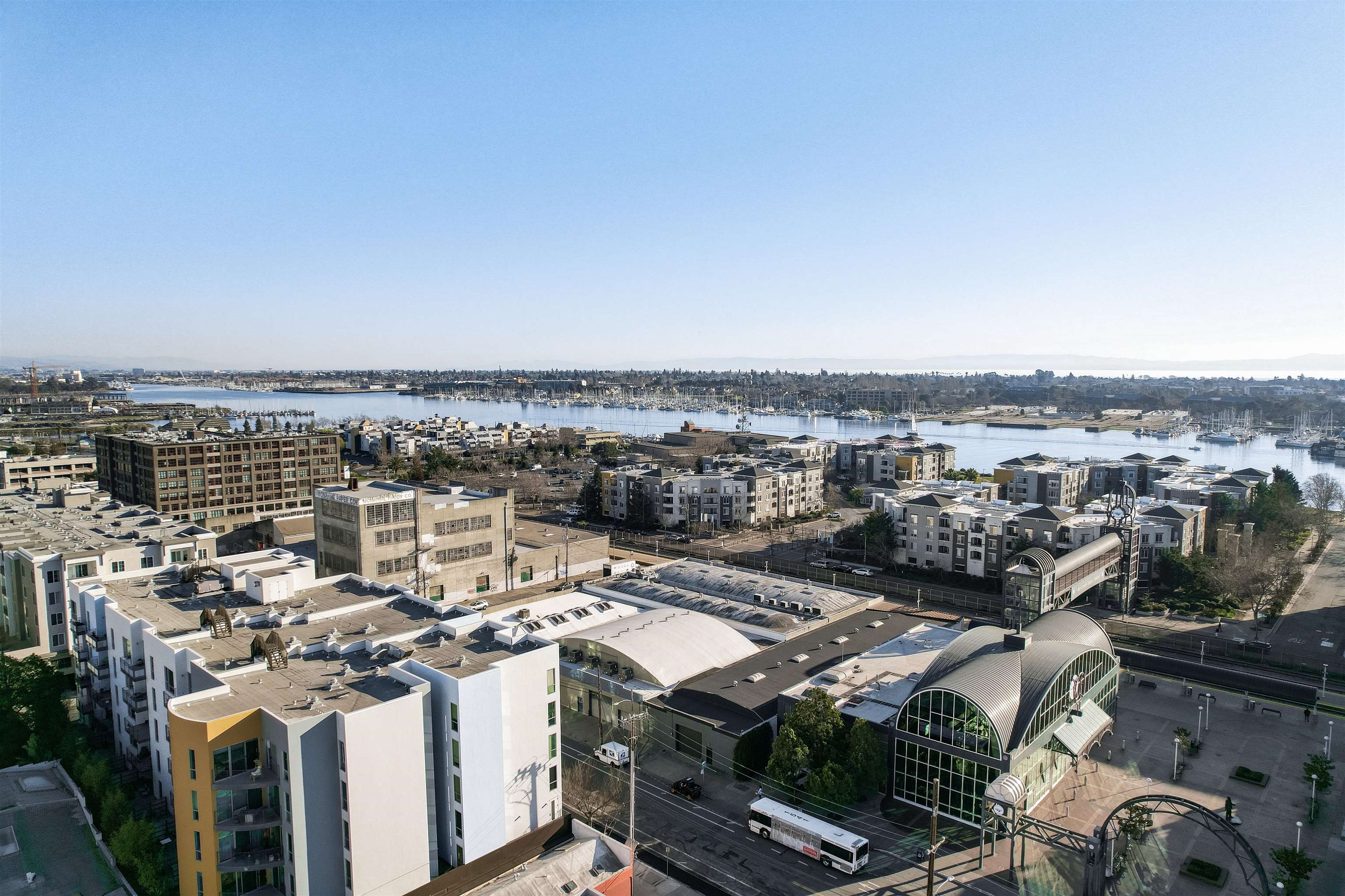 288 3rd Street, Unit 406 Oakland, CA 94607 - Photo 32 of 32 an aerial view of a city with lots of residential buildings