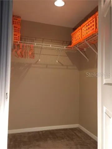 a view of walk in closet
