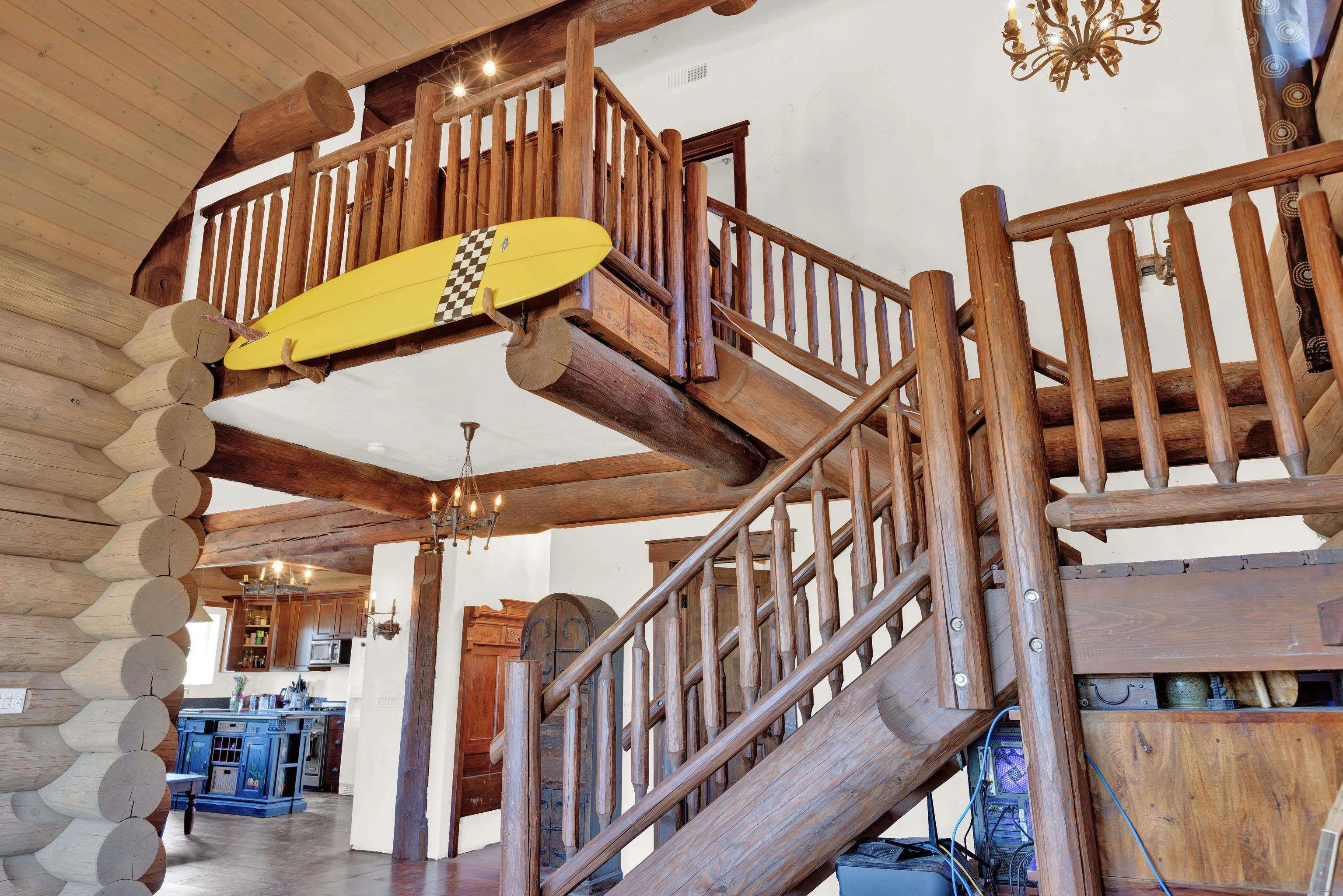 20580 Bexley Road Jamul, CA 91935 - Photo 15 of 50 a view of staircase with railing and white walls