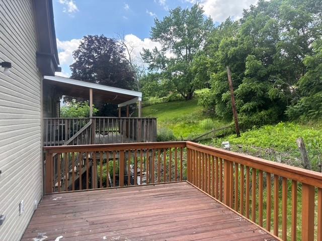 1222 Broadway Avenue, Unit 2 East McKeesport, PA 15035 - Photo 9 of 10 a view of a wooden deck