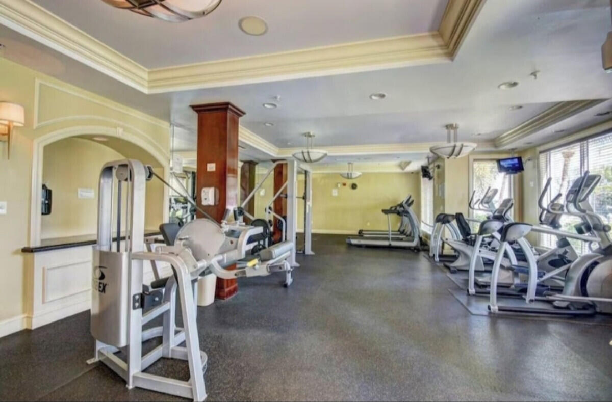 802 West Windward Way, Unit 309 Lantana, FL 33462 - Photo 6 of 10 a view of a room with gym equipment