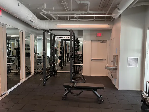 a view of a workspace with furniture