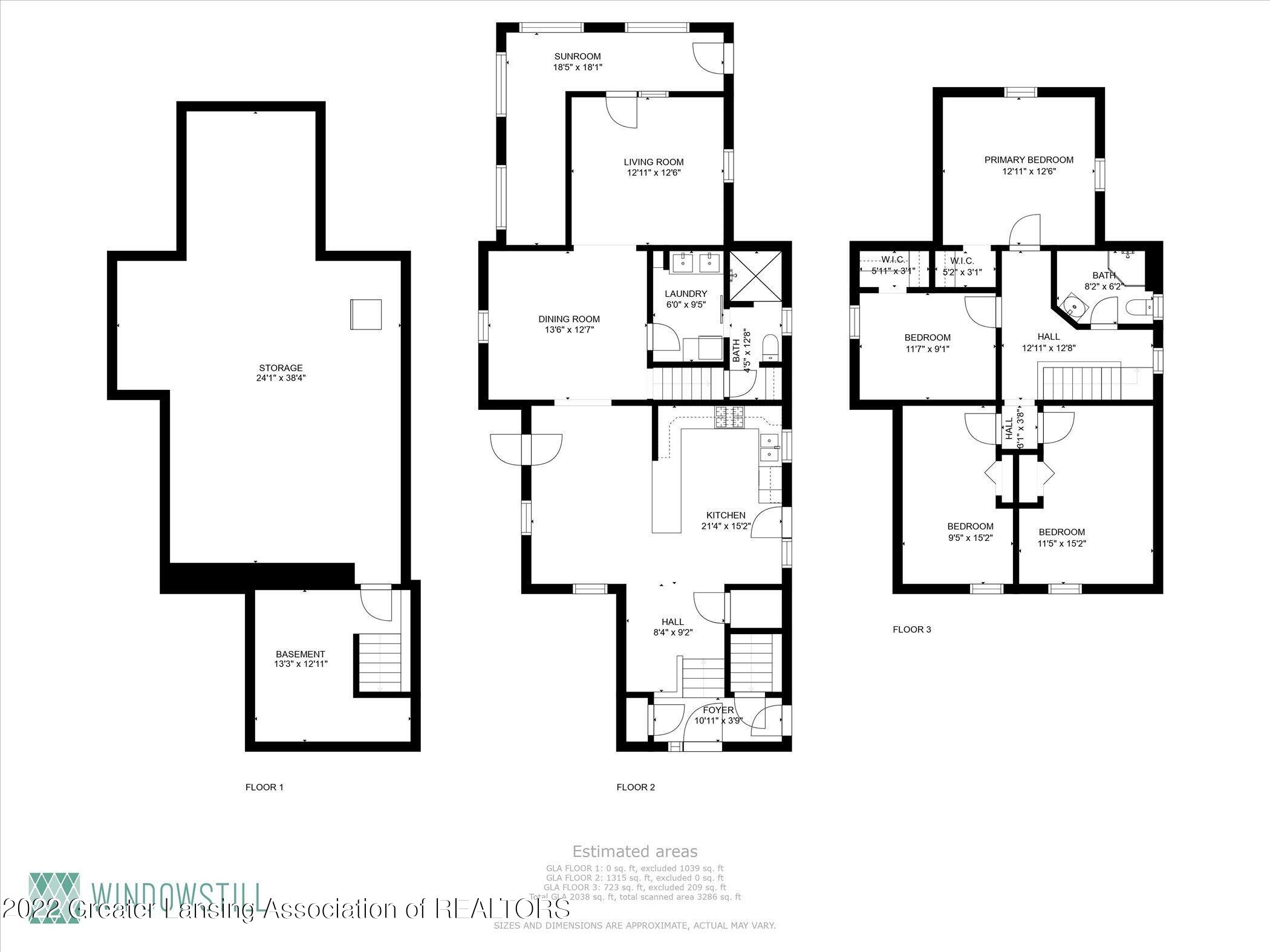 4520 West Pratt Road Dewitt, MI 48820 - Photo 74 of 74 73-all_floors_dimensions_4520_w_pratt_rd